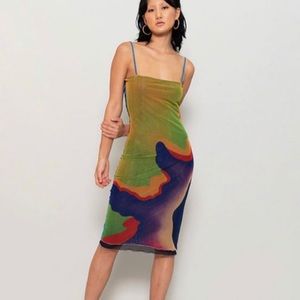 Double sided colored Expired Girl Dress size small